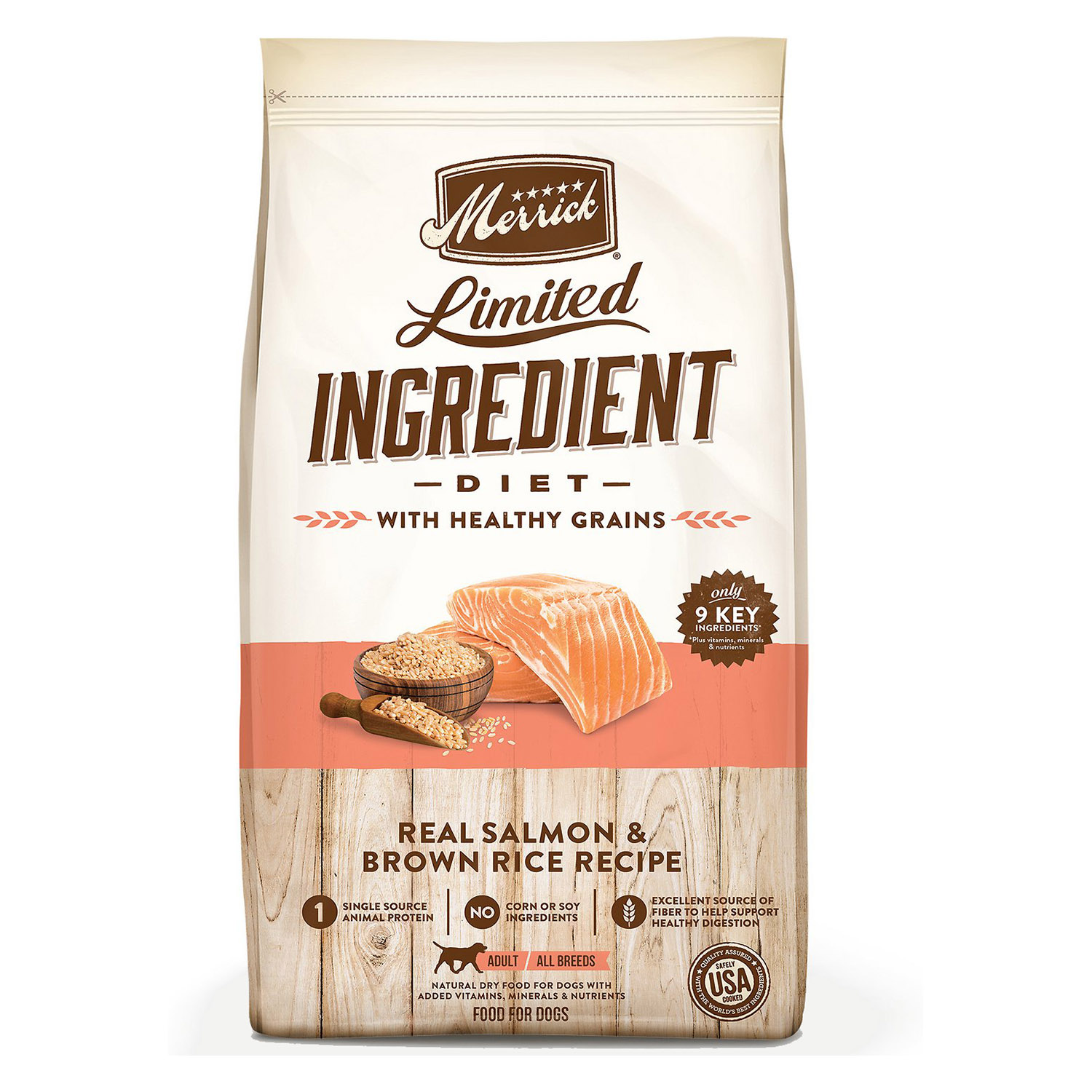 Merrick Limited Ingredient Diet Real Salmon & Brown Rice Recipe Dry Dog Food